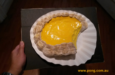 egg tart sculpture