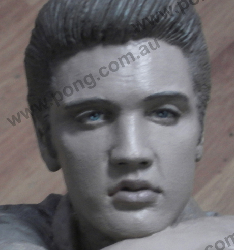 Elvis bust arm icon