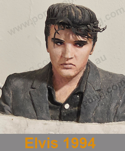 Elvis sculpture 1994 icon