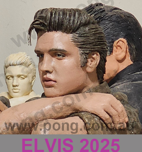 Elvis sculpture 2025 icon