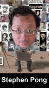 stephen pong caricature icon